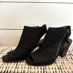 Paul Green Cayenne Peep Toe Black Bootie